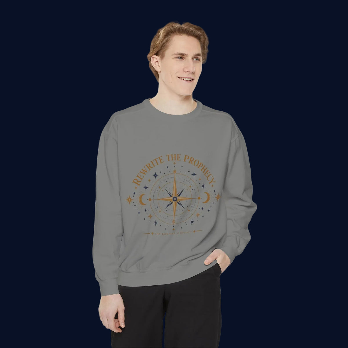Rewrite The Prophecy Book Graphic Sweatshirt