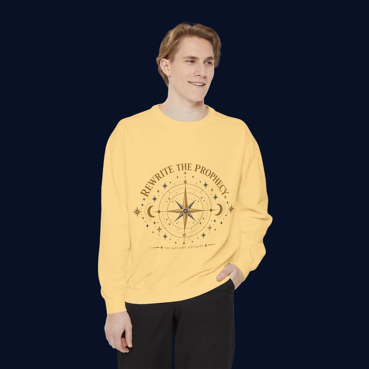 Rewrite The Prophecy Book Graphic Sweatshirt